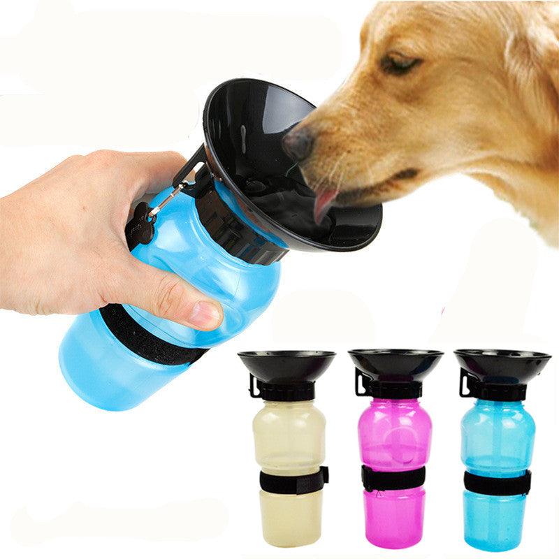Pet Dog Drinking Water Bottle Sports Squeeze Type Puppy Cat Portable Travel Outdoor Feed Bowl Drinking Water Jug Cup Dispenser-0