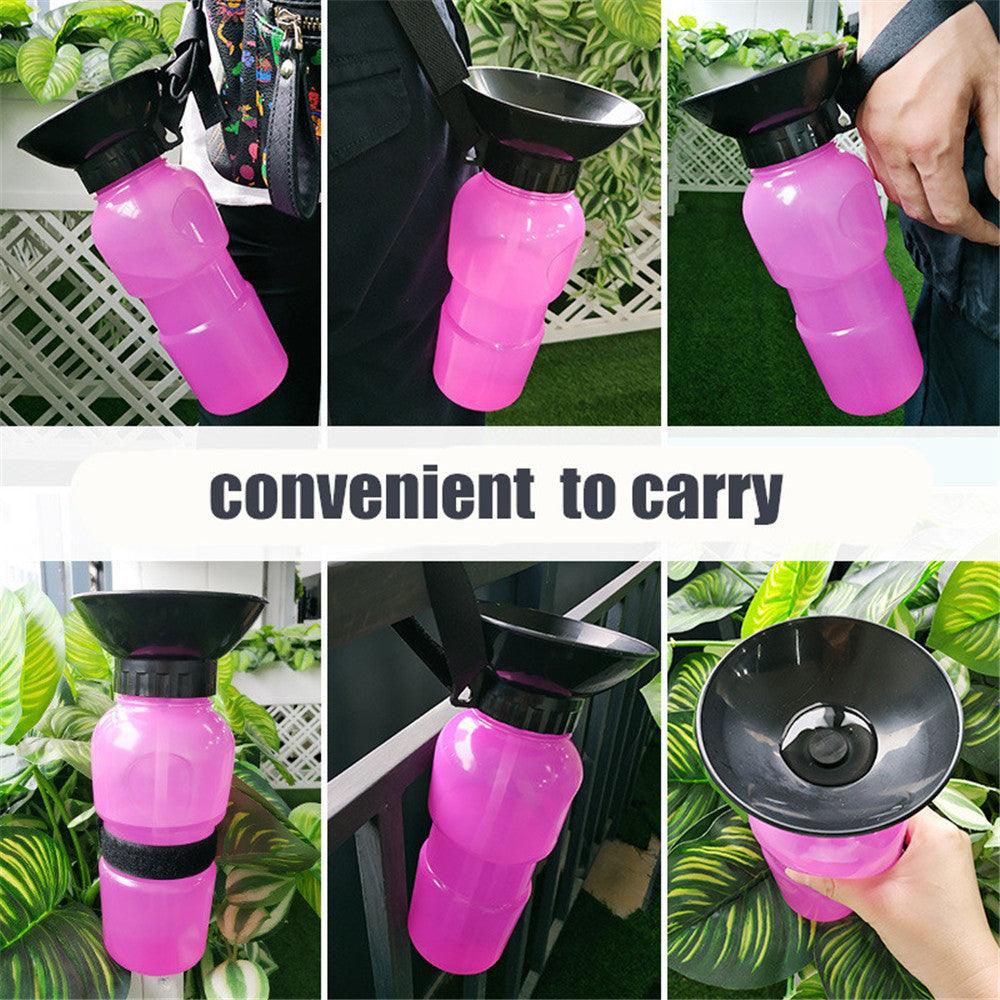 Pet Dog Drinking Water Bottle Sports Squeeze Type Puppy Cat Portable Travel Outdoor Feed Bowl Drinking Water Jug Cup Dispenser-4